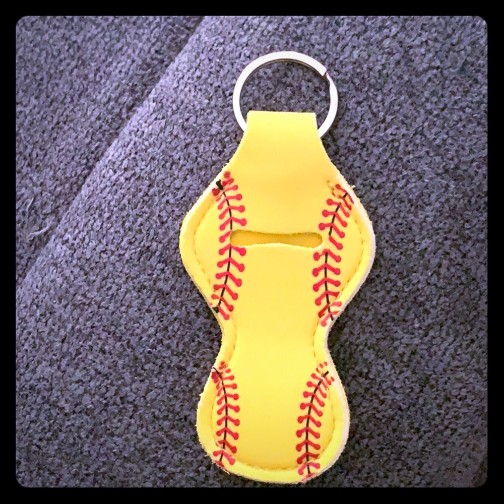 Softball chapstick holder (new)
